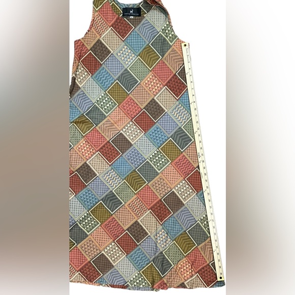 Peruvian‎ Connection Women’s Size 6 Patch / Aztec A Line Earth Tones Dress - Picture 5 of 8
